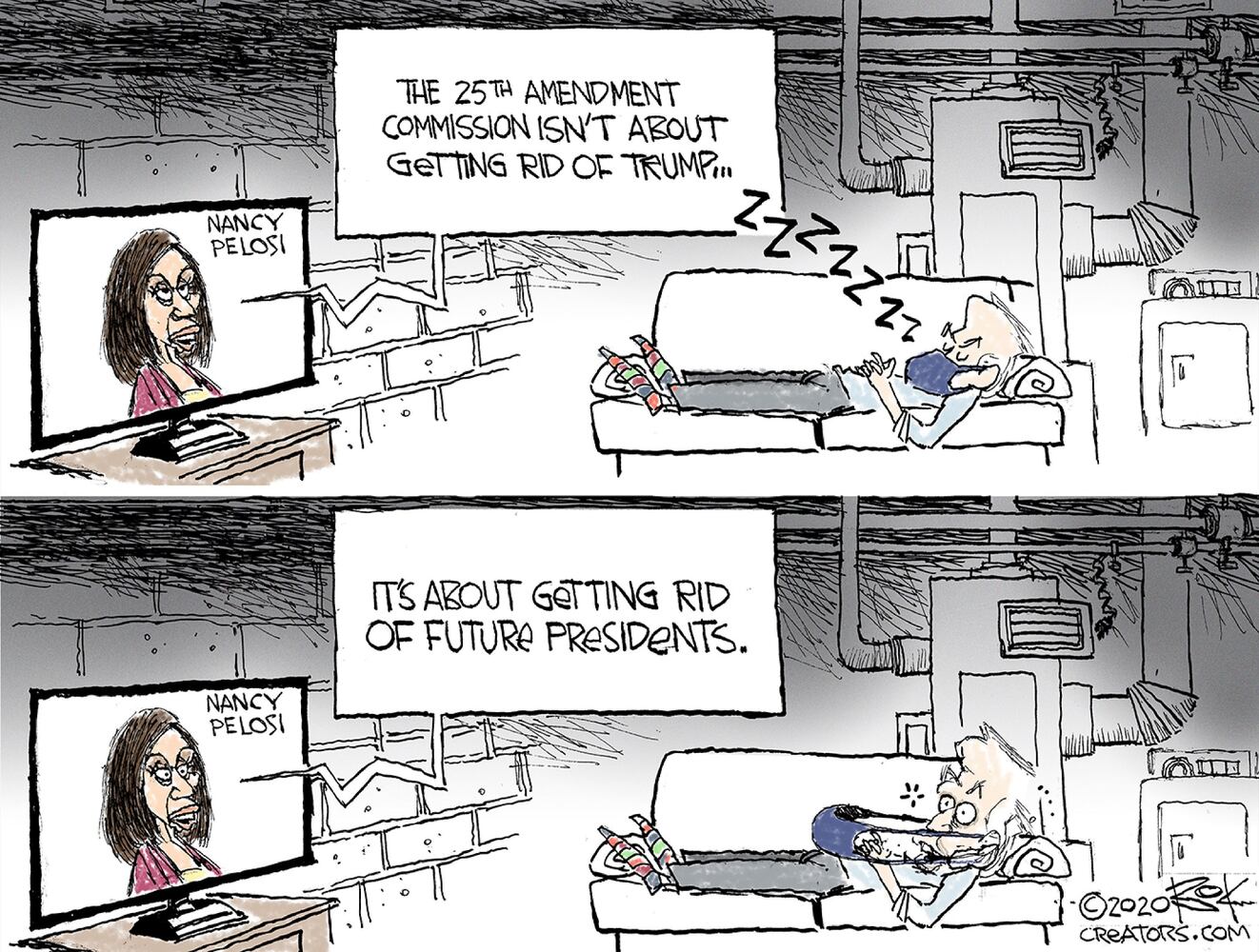 Week in cartoons: Town halls, Amy Coney Barrett and more