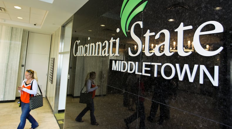 Cincinnati State Community & Technical College will submit a proposal to the Ohio Department of Higher Education to offer four-year degrees within the next couple of months. Cincinnati State opened a Middletown campus in August 2012. NICK DAGGY/FILE
