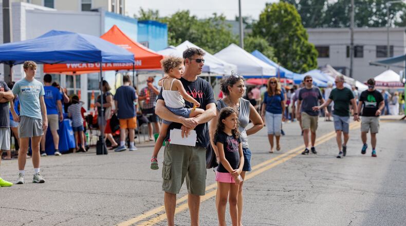 The Fitton Center for Creative Arts in Hamilton conducted its annual season launch party on Aug. 17, 2024. The event was a community block party including music, art, entertainment and more along Monument Avenue in the city's downtown. This year's launch highlighted what's coming in 2024-25 at the center. THOMAS PATE/NARRATUS MEDIA