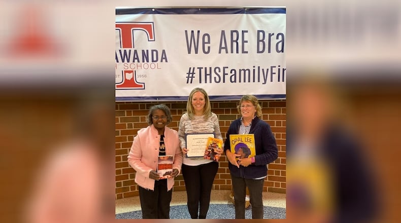 The Oxford NAACP Education Committee is seeking nominations for the 2023 Diversity Educator of the Year. Pictured from left is Fran Jackson, Oxford NAACP President; Molly Todd, last's year Educator of the Year winner; and Ann K. Wengler, Oxford NAACP Education Committee. CONTRIBUTED