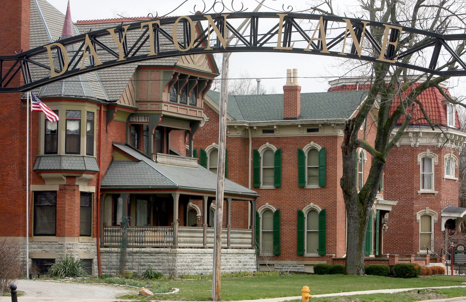 The Dayton Lane historic district in Hamilton.