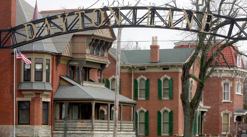 A view of the Dayton Lane historic district in Hamilton. FILE PHOTO