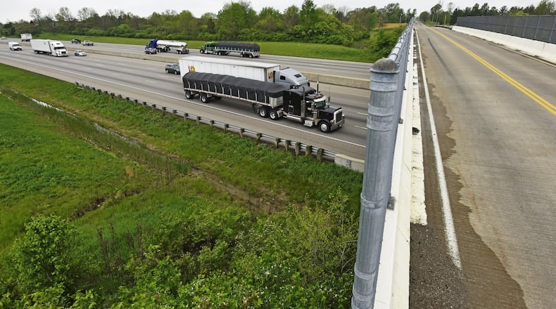 A temporary moratorium has been placed on commercial development along the future Millikin Road interchange with Interstate 75 in Liberty Twp. Nick Graham/Staff Photo