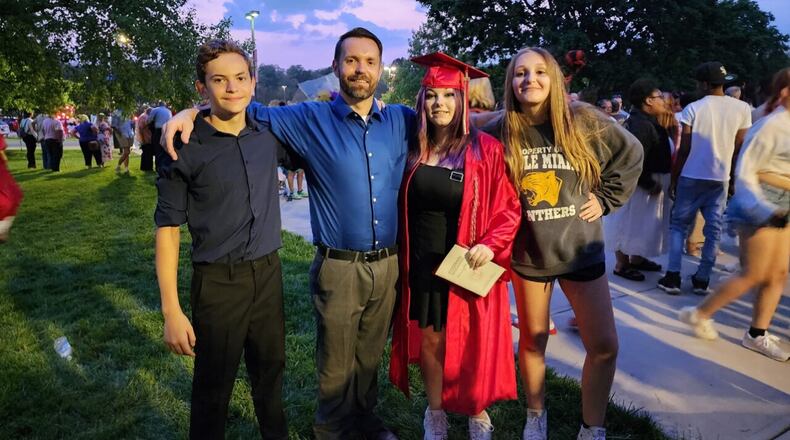 Dylan Straughn and his family. PHOTO PROVIDED BY FAMILY/WCPO