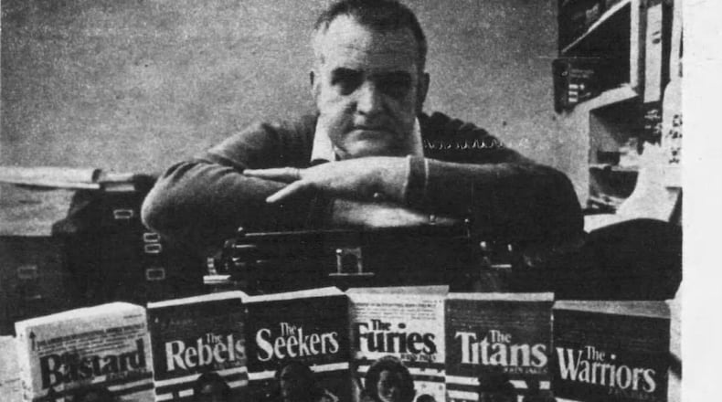 A photo of John Jakes from the 1977 Dayton Daily News archives.