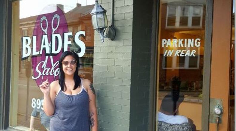 Allie Greene purchased Blades Salon in downtown Hamilton in May. She plans to rename the business Steel Magnolias. CONTRIBUTED