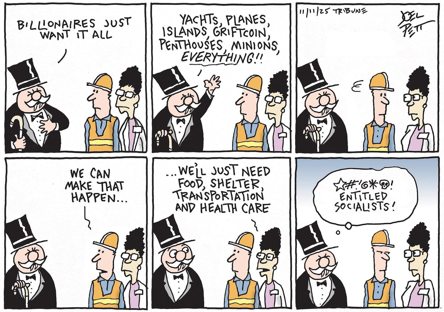 CARTOONS: Joel Pett, Nov. 17, 2025