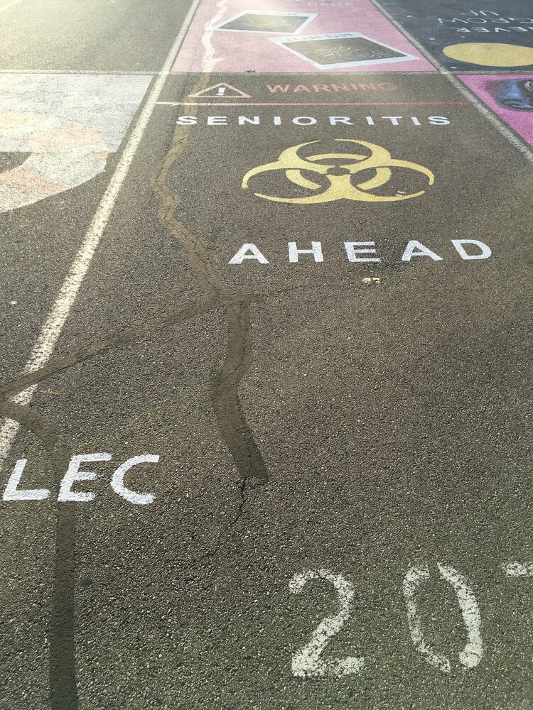 Lakota West senior parking spaces