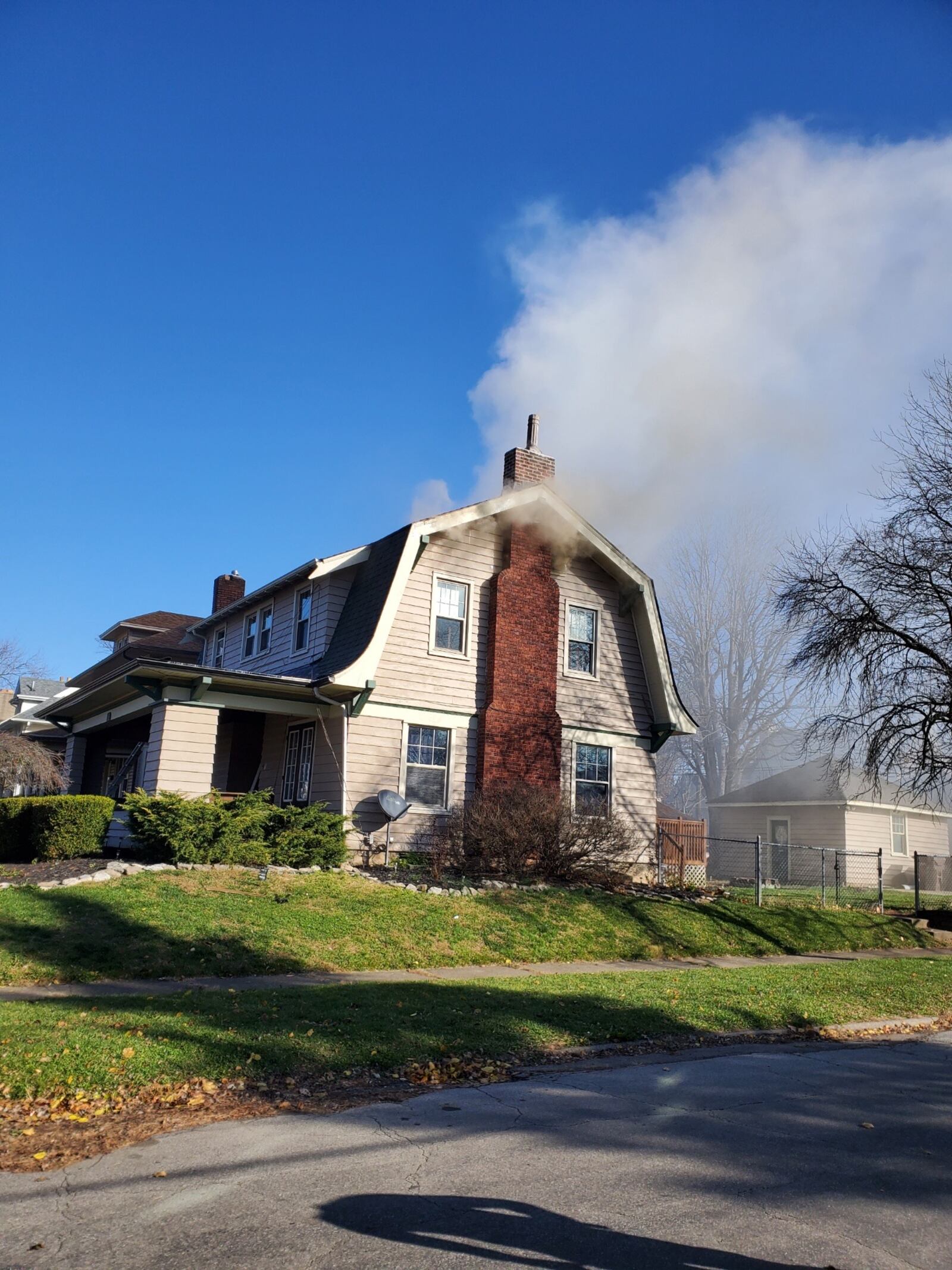 Middletown firefighters are responding this morning to a house fire in the 400 block of Stanley Street, according to Fire Chief Paul Lolli. SUBMITTED PHOTO