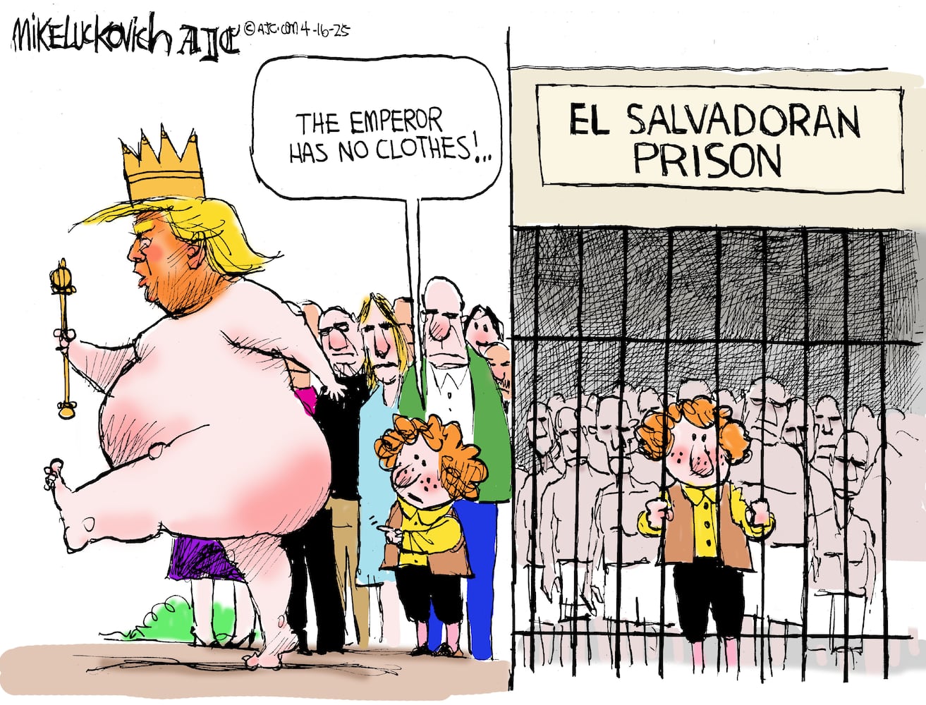 CARTOONS: Mike Luckovich, April 20, 2025