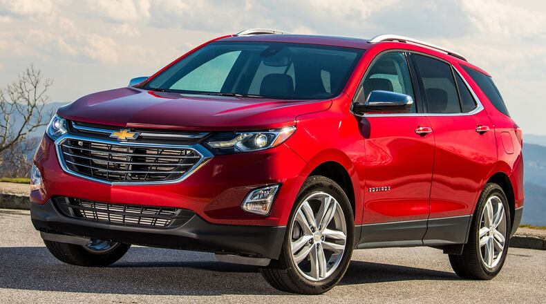 The all-new 2018 Chevrolet Equinox compact SUV has been redesigned to be about 400 pounds lighter than its predecessor a 10-percent weight reduction. Chevrolet photo