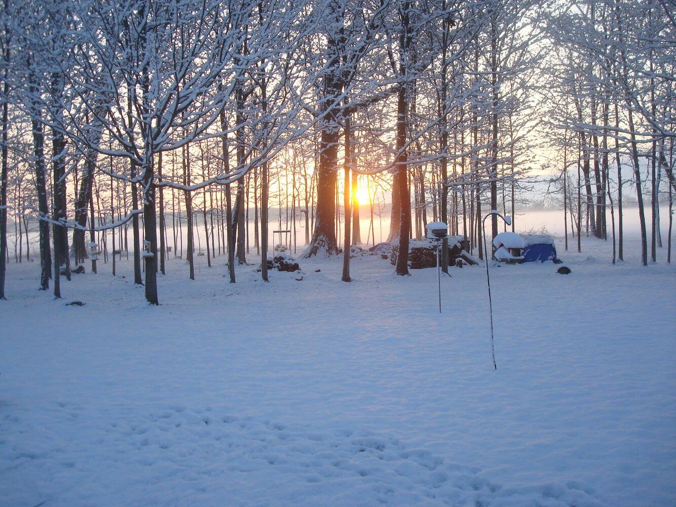 PHOTOS: Miami Valley gets a coating of snow  in April (User-submitted photo)
