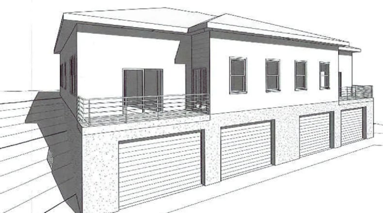A preliminary rendering of a condominium development along Tylersville Road, west of Cincinnati-Dayton Road in West Chester Twp. CONTRIBUTED