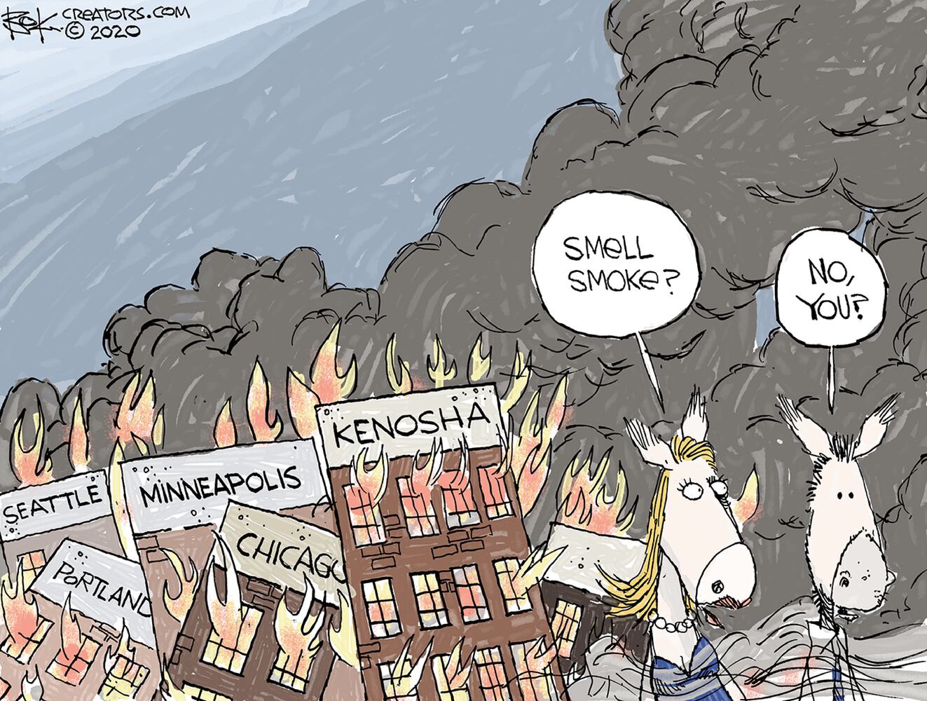 Week in cartoons: Republican National Convention, Jacob Blake and more