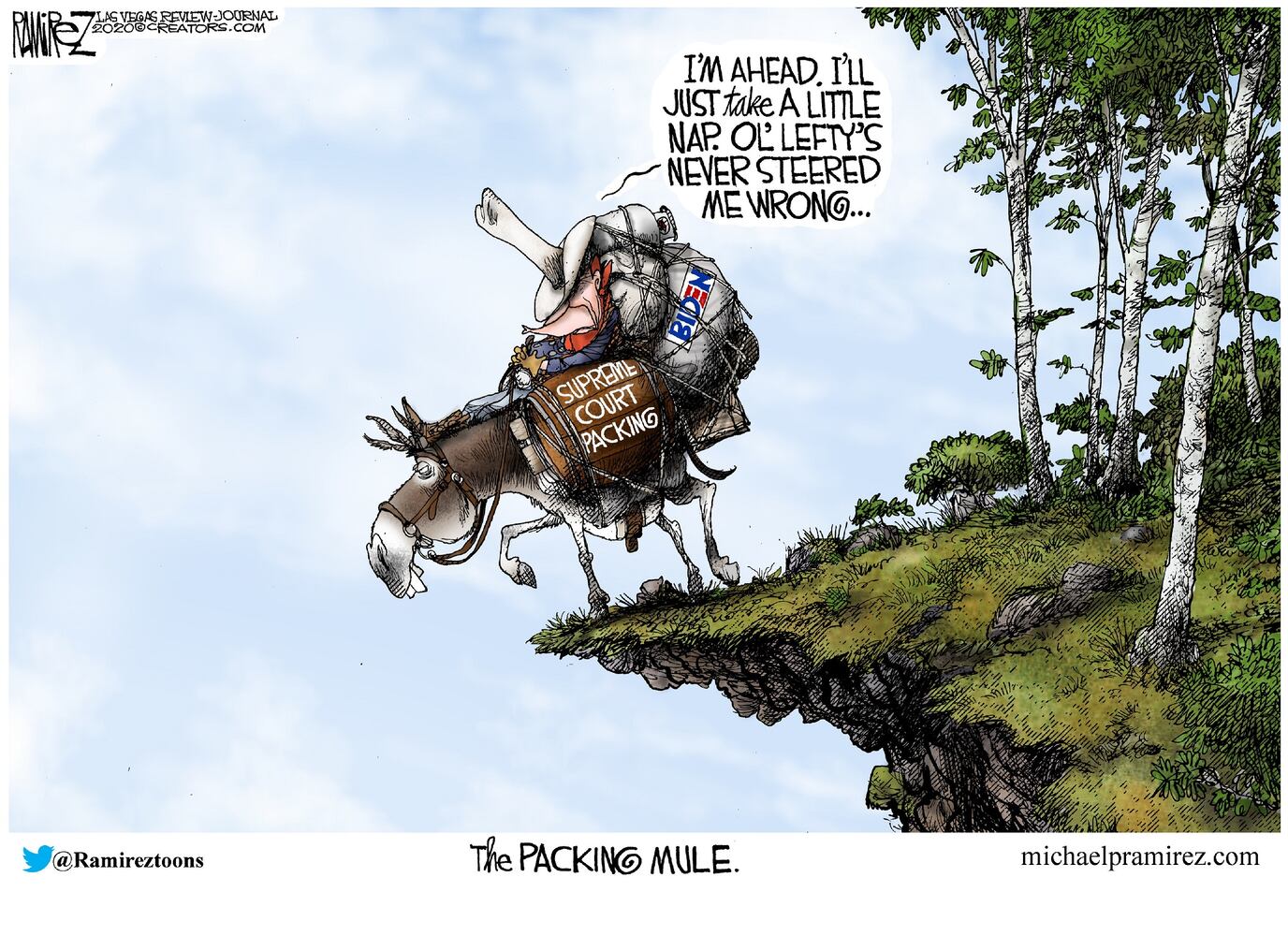 Week in cartoons: Town halls, Amy Coney Barrett and more