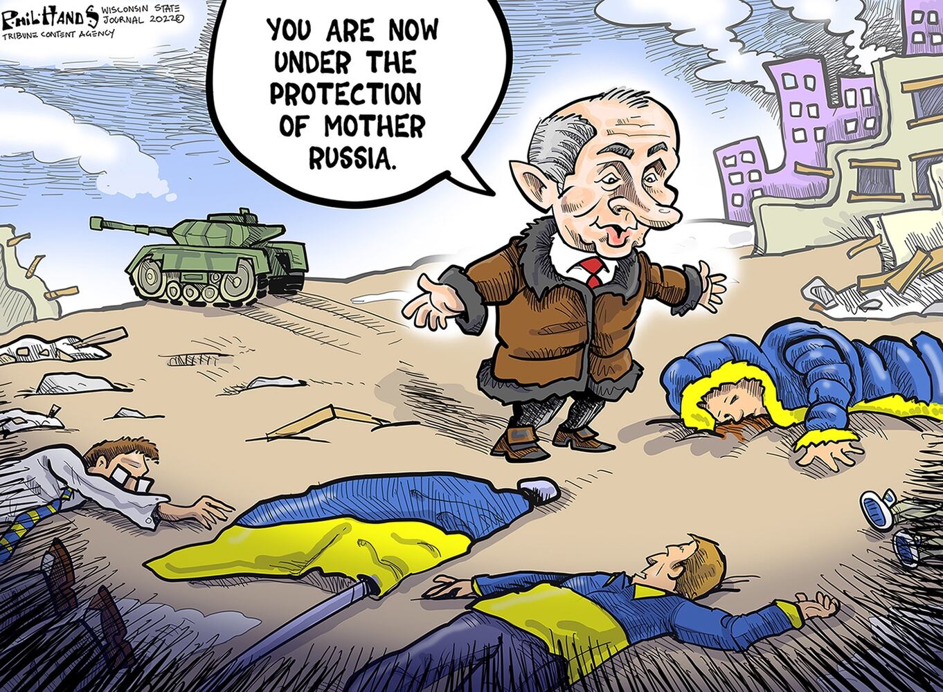 WEEK IN CARTOONS: Ukraine, Putin, baseball lockout and more