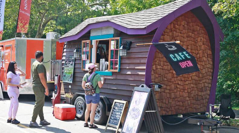 Ramblin Roast Coffee will be in the Taste of Cincinnati this Memorial Day weekend, May 24 to 26. It's the first time, according to the company, a coffee truck had been in the Taste of Cincinnati. Pictured is the Ramblin Roast Coffee truck in August 2024 at the 10th annual Springfield Rotary Gourmet Food Truck Competition in Veterans Park. BILL LACKEY/FILE