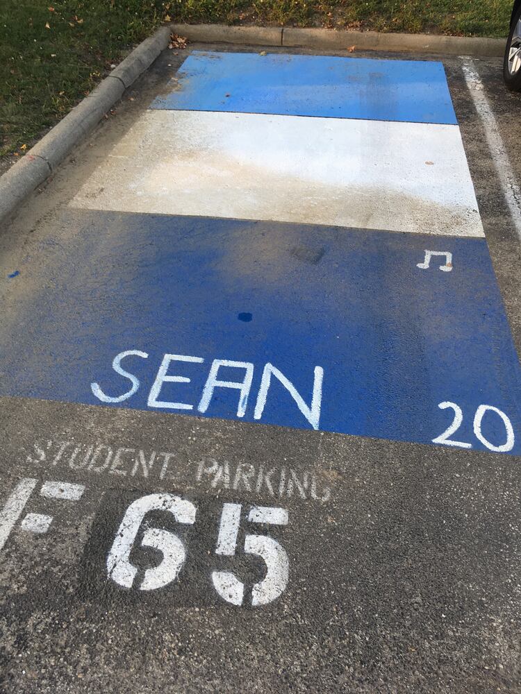 parking lot spaces
