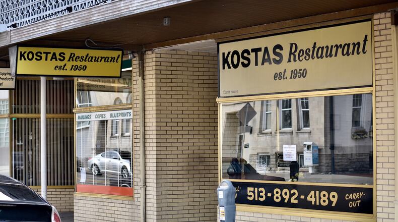 Kostas at 221 Court St. in Hamilton will reopen at 6:30 a.m. Tuesday, Nov. 5, 2019, according to Yunhui Bui, the restaurant’s fourth owner since it opened in 1950. NICK GRAHAM / STAFF