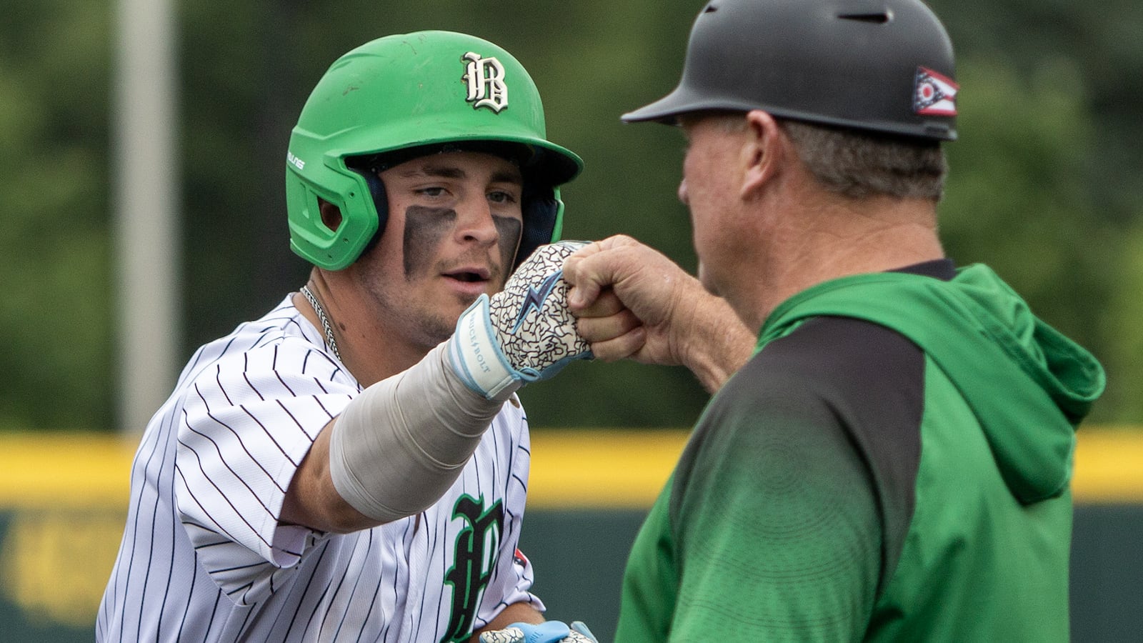 Hamilton Badin's Kade Bowling led the offense with three hits and two RBIs. Jeff Gilbert/CONTRIBUTED
