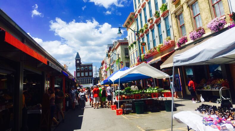 Going to Findlay Market is the best way to spend a Sunday. Grab some food, a coffee and shop around while live music plays. KARA DRISCOLL/STAFF
