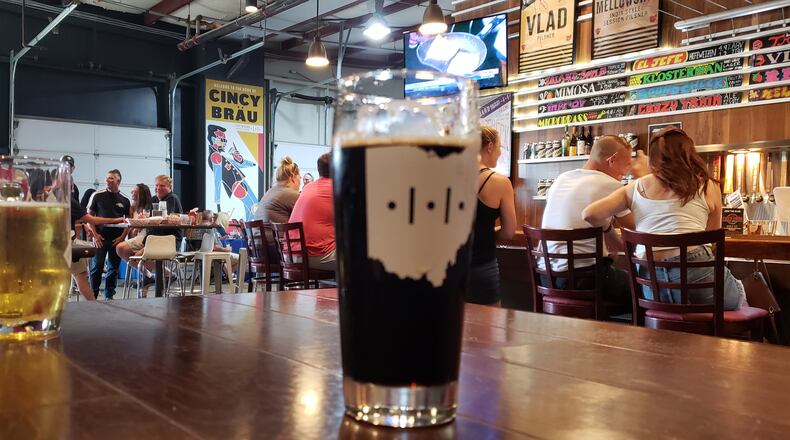 Rooftop dining and drinking may return as soon as mid-November, with views of the Great Miami River and Hamilton’s downtown, at 103 Main St., in the former Quarter Barrel Brewery + Pub space. The opening will depend on when a liquor permit is issued. ERIC SCHWARTZBERG/FILE