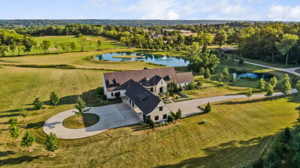 This 40-acre estate in Clearcreek Twp.'s Derby Lane Estate sold for a record $4.2 million. CONTRIBUTED