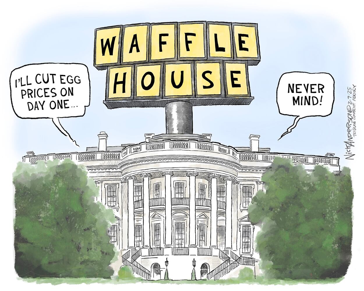 CARTOONS: Nick Anderson, Feb. 10, 2025
