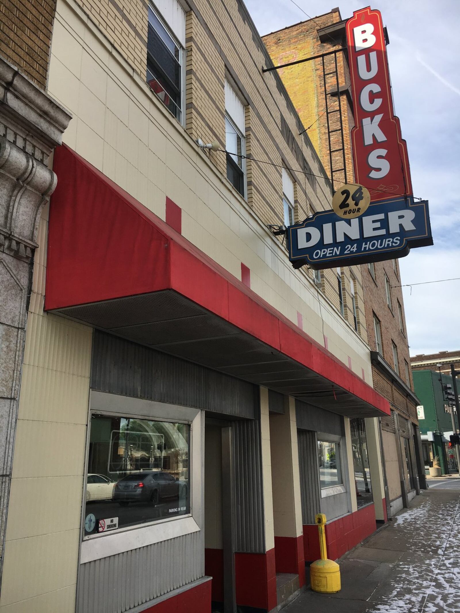 Buck’s 24-hour Diner, 1212 Central Ave. in Middletown, has closed. RICK McCRABB/STAFF