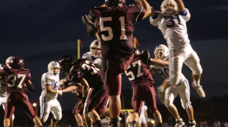 The Friday night varsity Lebanon vs. Springboro football game and Saturday JV game have been canceled because too many Lebanon players are in quarantine due to COVID-19 exposure to field a team. The freshman game will go on as scheduled, and Springboro said it is seeking an opponent to fill in. STAFF FILE