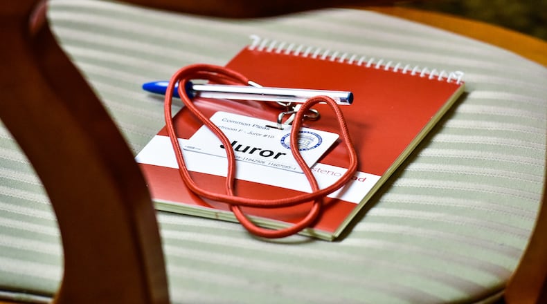 Whether jurors may take notes in a courtroom trial is up to the judge. Jury note-taking is the norm locally, and has been the case in the memories of area attorneys who have practiced for 20 years or more. FILE