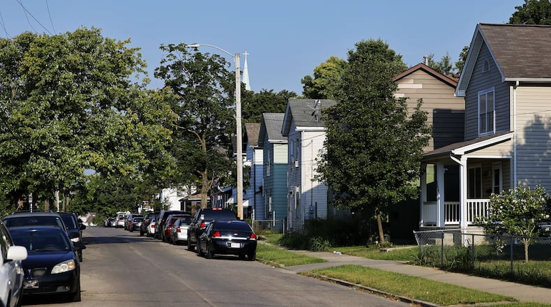 The stretch of Hanover Street, from South Front Street to Central Avenue, while have the honorary name of Butch Hubble Jr. Street in honor of the man who gave a lot to the city of Hamilton until his death in 2014. NICK GRAHAM/STAFF