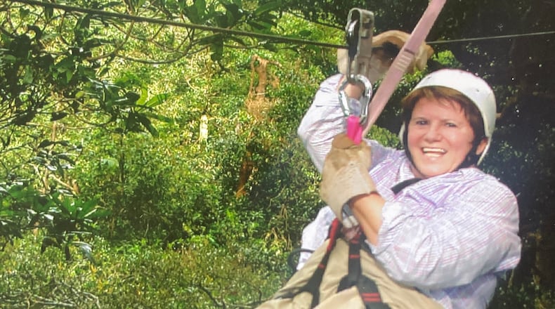 In December of 2006, Bell visited the rain forests in Costa Rica with Elmo Wilson. She is shown ziplining through the rain forest. CONTRIBUTED
