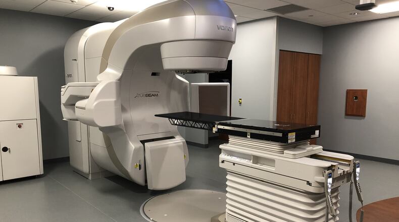 The new linear accelerator at Atrium Medical Center.