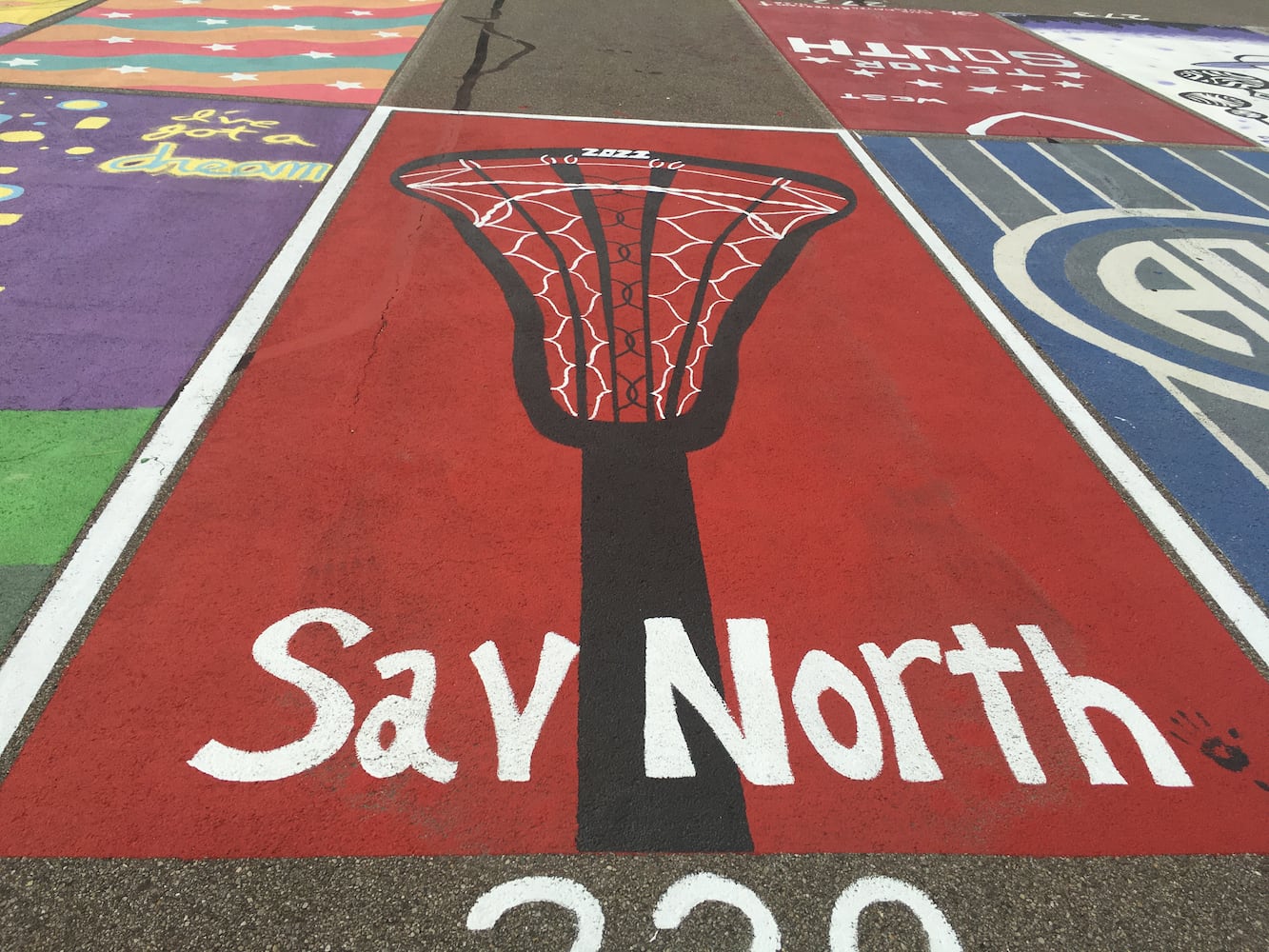 Lakota West High School parking lot spaces
