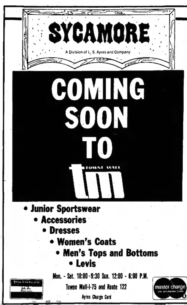 Towne Mall 1977 grand opening