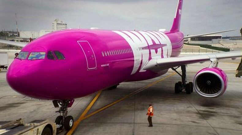 WOW Air has discontinued services from Cincinnati’s airport because they didn’t reach desired profit margins. CONTRIBUTED/WOW Air
