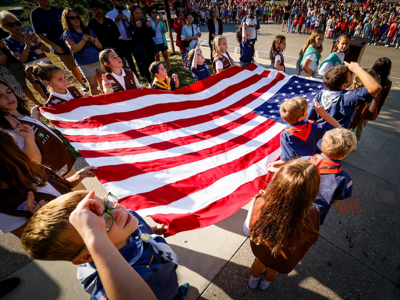 091125 Fairfield South Elementary 9/11 ceremony