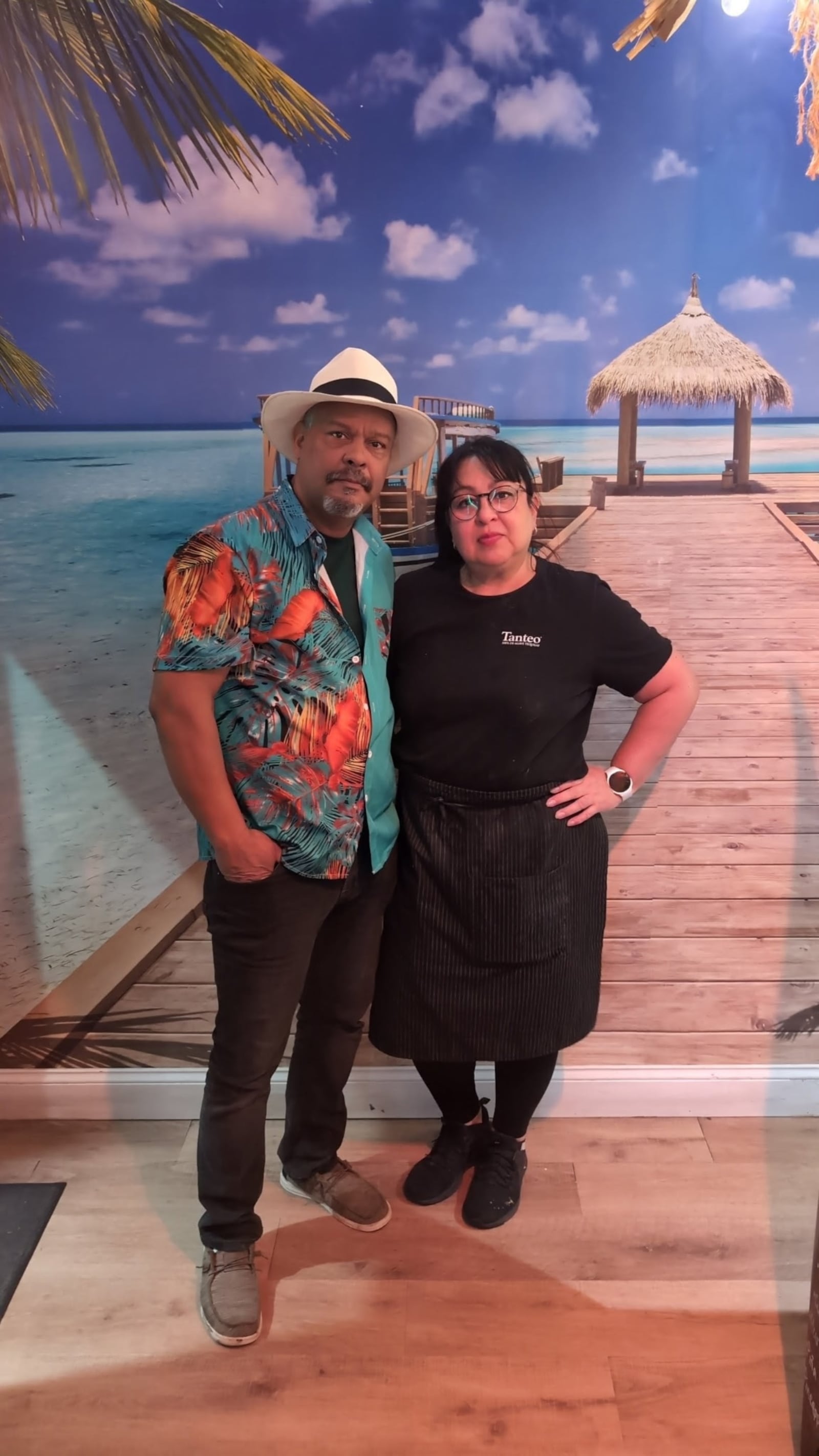 Abraham and Gabriele Guerra own Latin Arepas Café in Springboro. CONTRIBUTED