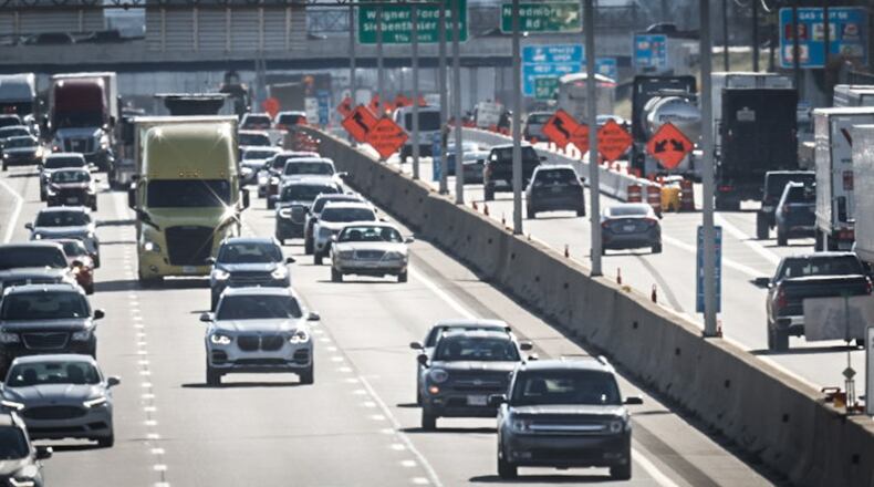 AAA projects 4.9 million Ohioans will travel over the 10-day year-end holiday travel period, a 2.9% increase over 2023 that surpassed a pre-pandemic number of 4.8 million and sets a new record. JIM NOELKER/STAFF