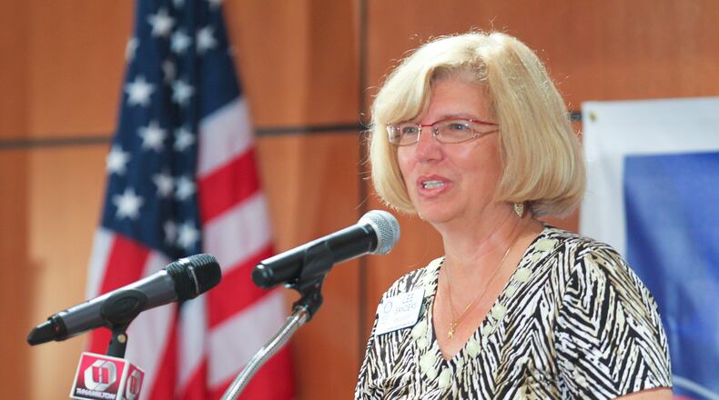 Dr. Lee Sanders, pictured at this 2013 Hamilton Rotary Club event, has been named interim executive director of the YWCA Hamilton. GREG LYNCH/STAFF