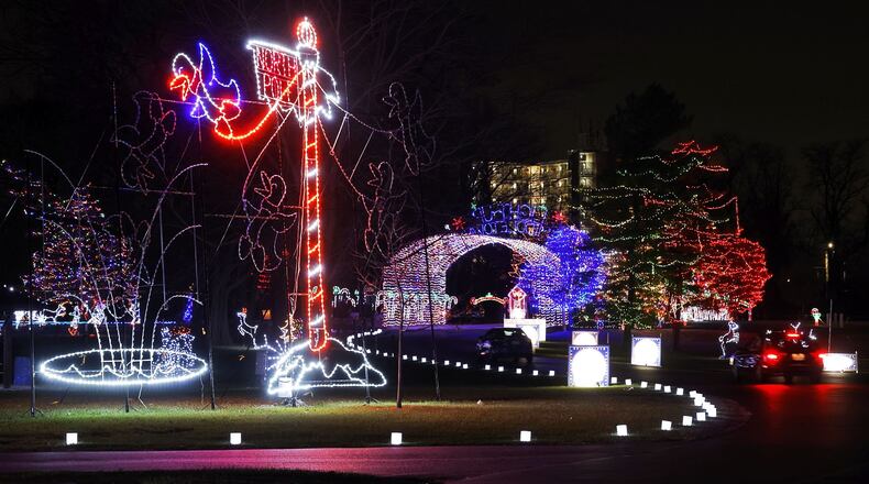 Light Up Middletown, a drive-through holiday light display, opens Nov. 23 at Smith Park. The display is open 6 p.m. to 10 p.m. through New Year's Eve and admission is by cash donation. NICK GRAHAM/STAFF
