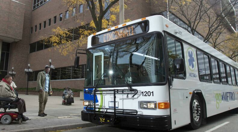A Cincinnati Metro bus (Cincinnati Metro via WCPO, File)