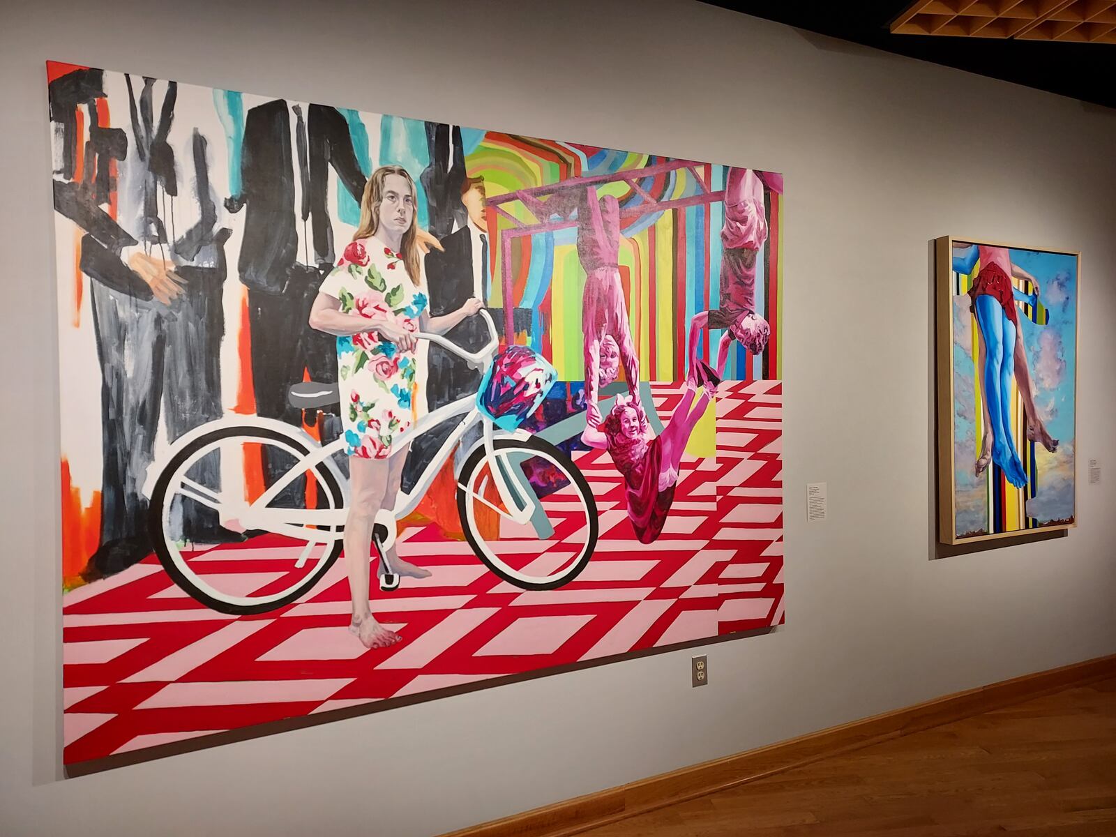 "Have a Ride" by Yvette Cummings is one of the works in “Collision,” the latest exhibition at the Fitton Center will feature the works of two solo artists Cummings and Nicole Foran. CONTRIBUTED