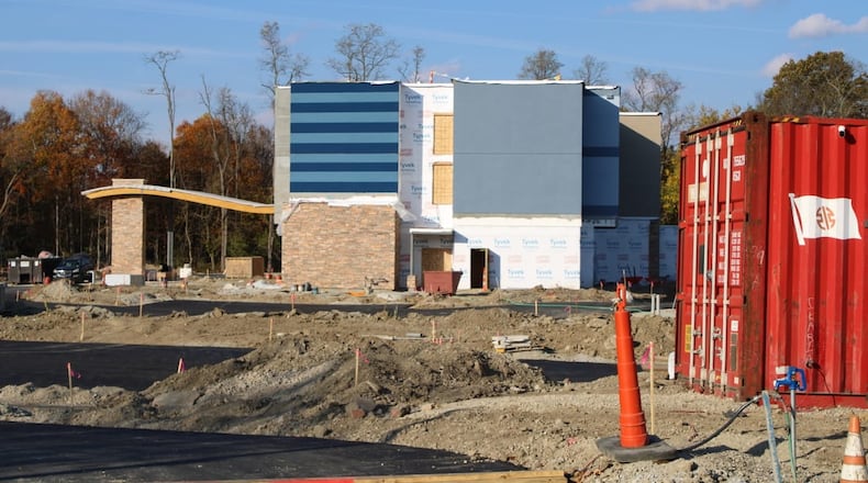 The Fairfield by Marriott, a 92-room hotel on North Campus Avenue in Oxford, could open as soon as April 2025. SEAN SCOTT/OXFORD FREE PRESS