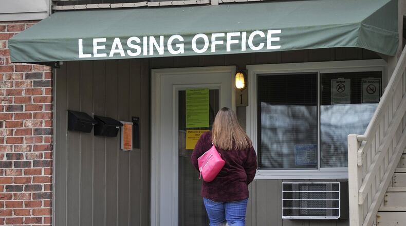 Many families relied on rental assistance after job layoffs early in the COVID pandemic. MARSHALL GORBY/STAFF