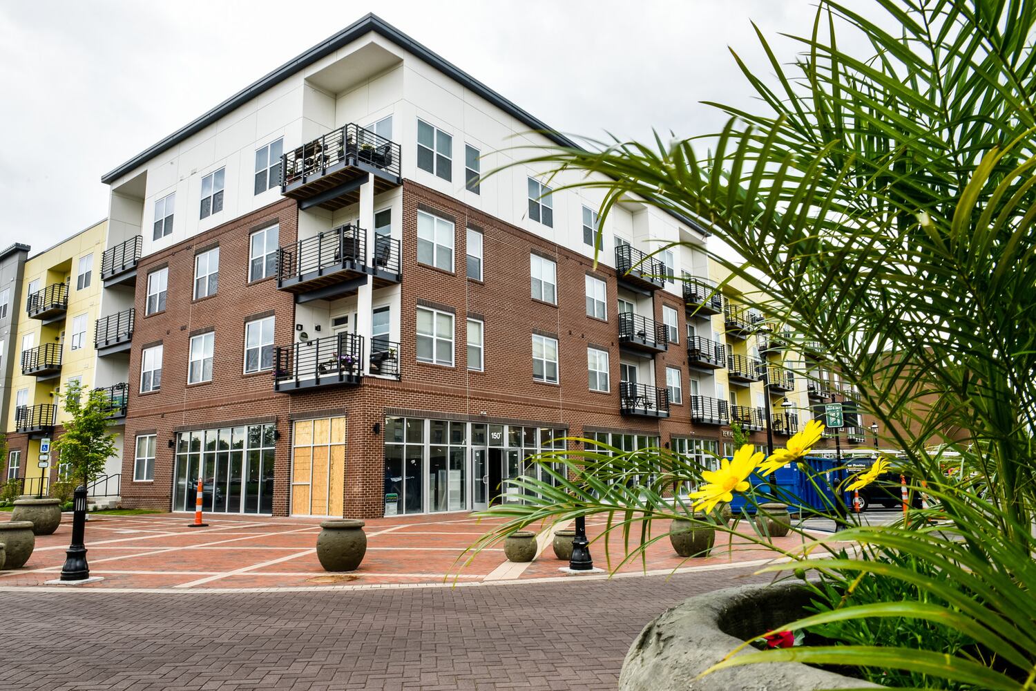 The Marcum Apartments and retail spaces