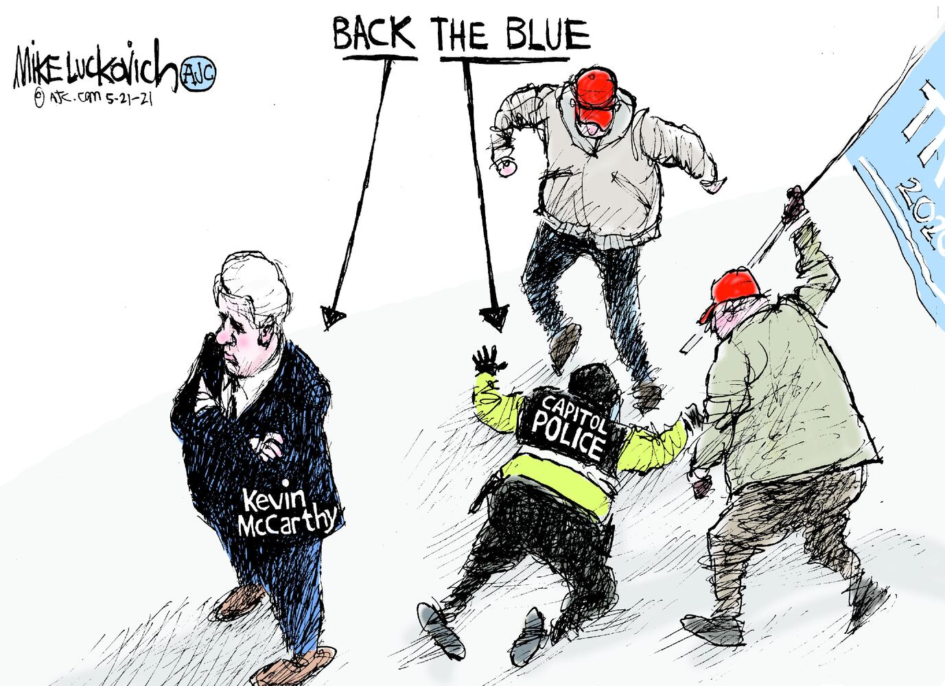 Week in cartoons: Masks off, Middle East violence and more