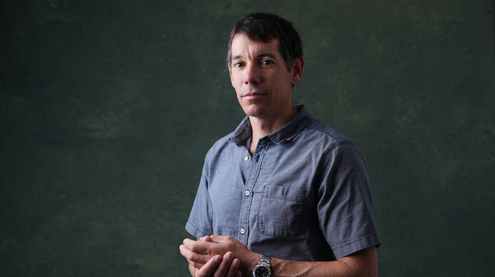 FILE - Professional climber Alex Honnold poses for a portrait Oct. 21, 2025, in Los Angeles. (AP Photo/Marcio Jose Sanchez, File)