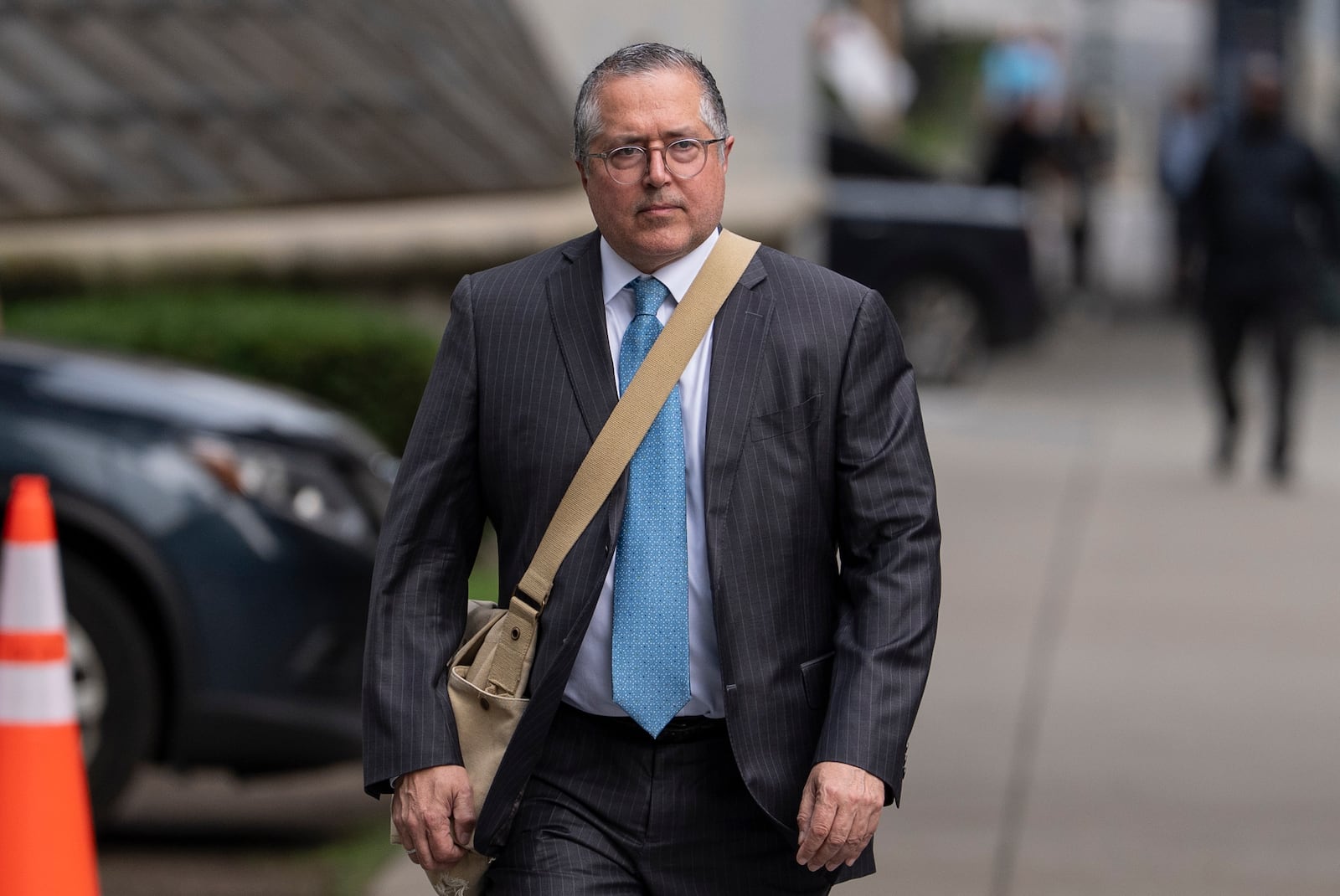 Marc Agnifilo, defense attorney for Sean “Diddy” Combs, arrives at court on Tuesday, July 1, 2025, in New York. (AP Photo/Yuki Iwamura)